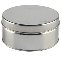 Discount 🌟 Small Silver Round Tin by Celebrate It™ 👏