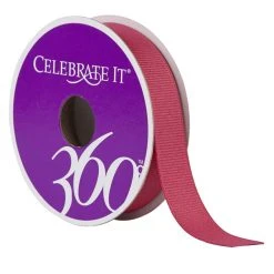 Deals 🌟 12 Pack: 5/8" Grosgrain Ribbon by Celebrate It® 360°™ ✔️