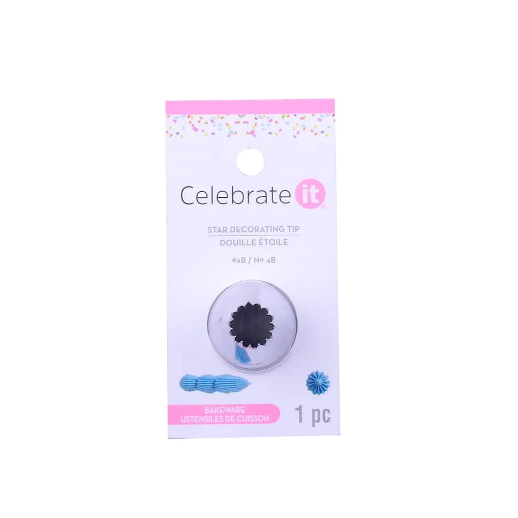 Promo 😉 24 Pack: Open Star Decorating Tip 4B by Celebrate It™ 🎁 2 Promo 😉 24 Pack: Open Star Decorating Tip 4B by Celebrate It™ 🎁 - Image 2