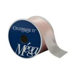 Buy 😍 12 Pack: 2.5" Satin Light Pink Ribbon by Celebrate It® Mega™ ⭐