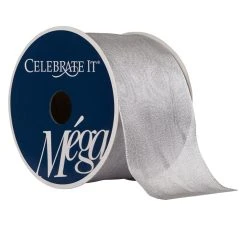 Best Sale 🤩 2.5" Sheer Metallic Wired Ribbon by Celebrate It® Mega 👏