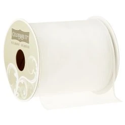 Hot Sale ⭐ 4" Wired Sheer Ribbon by Celebrate It® Occasions™ 🔔