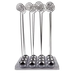 Best Pirce 🎉 Celebrate It™ Occasions™ Silver Ball Place Card Stand ⌛