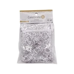 Top 10 😉 Silver Double Heart Organza Favor Bags by Celebrate It™ Occasions™, 12ct. ⌛ -Celebrate It Sales Shop 10171623 3