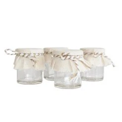 Best deal ✔️ Jars With Fabric Covers by Celebrate It™ 18ct. ✨
