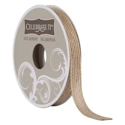 Best Pirce ❤️ 3/8" Jute Ribbon by Celebrate It® Occasions™ ⭐
