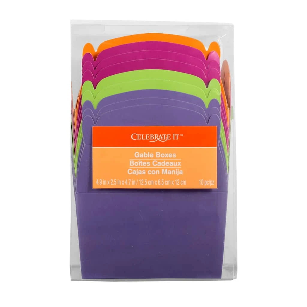 Budget π Celebrate It™ Gable Boxes, Brights π€© 2 Budget π Celebrate It™ Gable Boxes, Brights π€© - Image 2