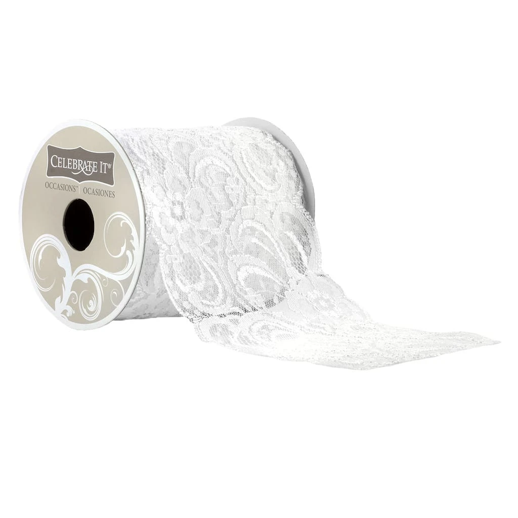 Budget π 3.5" Lace Ribbon by Celebrate It® Occasions™ π 1 Budget π 3.5" Lace Ribbon by Celebrate It® Occasions™ π