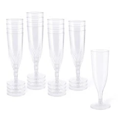 Promo ❤️ 5oz. Plastic Champagne Flutes by Celebrate It™, 16ct. 🧨