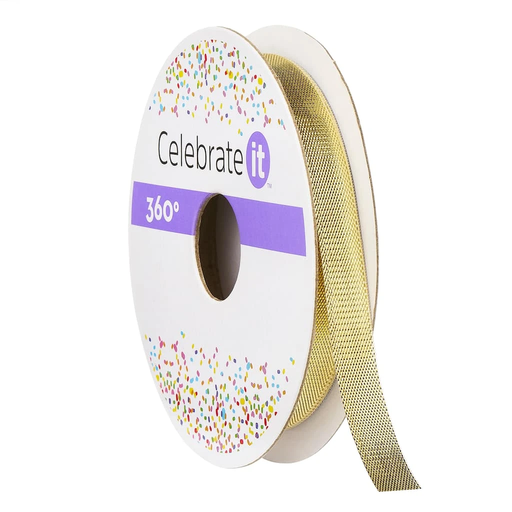 Wholesale π 1/4" Lamé Ribbon by Celebrate It® 360°™ β 1 Wholesale π 1/4" Lamé Ribbon by Celebrate It® 360°™ β