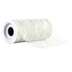 Wholesale ✔️ 24 Pack: 6" Glitter Wavy Dots Tulle by Celebrate It® Occasions™ ⌛
