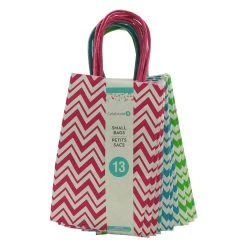 New 🔥 5.25" x 8.5" Bright Chevron Bag Value Pack By Celebrate It™ ✔️