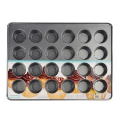 Best Pirce ✔️ Non-Stick 24-Cavity Muffin Pan by Celebrate It® 😍
