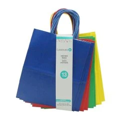 Promo 😍 10 Packs: 13 ct. (130 total) Medium Primary Color Gifting Bags by Celebrate It™ ⭐