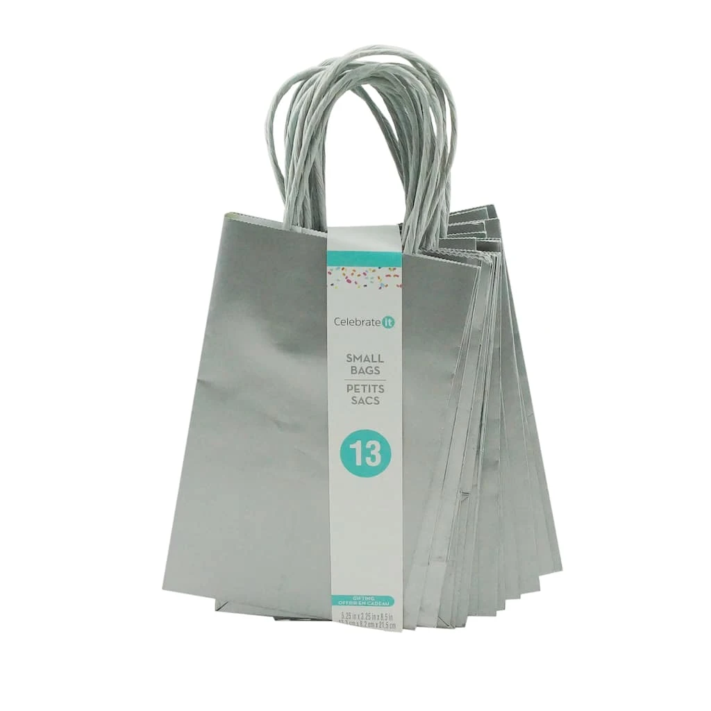 Deals ✨ Small Silver Paper Bags by Celebrate It™ ✔️ 2 Deals ✨ Small Silver Paper Bags by Celebrate It™ ✔️ - Image 2