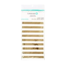 Best Pirce ⌛ White & Gold Striped Tissue Paper Sheets by Celebrate It™ 🤩