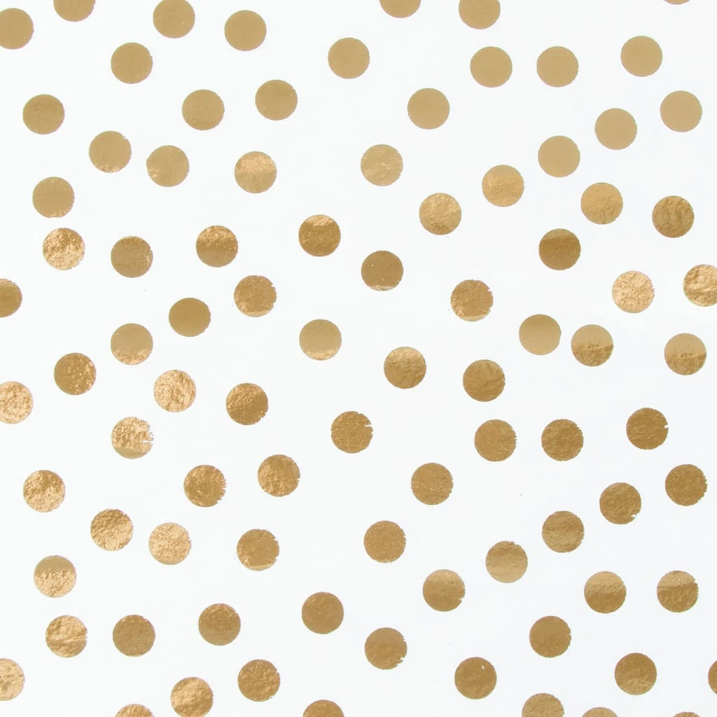 Best deal ✔️ White & Gold Dotted Tissue Paper Sheets by Celebrate It™ ⭐ 2 Best deal ✔️ White & Gold Dotted Tissue Paper Sheets by Celebrate It™ ⭐ - Image 2