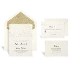 Promo 🤩 Gold Dot Wedding Invitation Kit By Celebrate It™ ✨