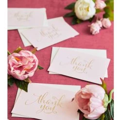Coupon 🛒 Blush & Gold Thank You Cards & Envelopes By Celebrate It™ ✔️ -Celebrate It Sales Shop 10509607 4