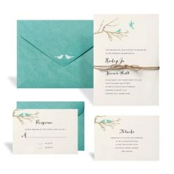 Wholesale ✔️ Love Birds Wedding Invitation Kit By Celebrate It™ 🎁