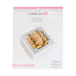 Buy ✨ Silver Solid Treat Boxes By Celebrate It® 🧨