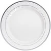 Best reviews of 😉 Round Banquet Plates with Silver Trim by Celebrate It™ 🥰