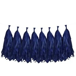 Budget 🥰 Navy Tissue Tassel Garland by Celebrate It™ 🎁