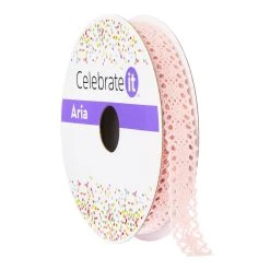 Best deal ⌛ 1/2" Lace Vintage Blush Ribbon by Celebrate It® Aria ⭐