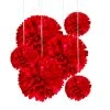 Best Pirce 🔥 Red Paper Pom Poms By Celebrate It™ 🎉