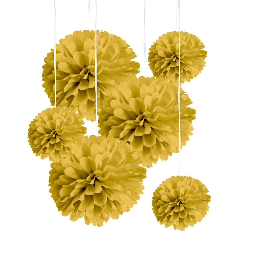Buy βοΈ Gold Paper Pom Poms By Celebrate It™ π 1 Buy βοΈ Gold Paper Pom Poms By Celebrate It™ π