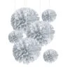 Flash Sale ⭐ Silver Paper Pom Poms By Celebrate It™ ❤️