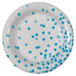 Best reviews of ✔️ Turquoise Dots Round Paper Plates By Celebrate It™ 💯