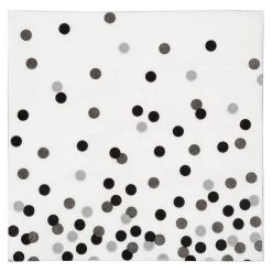 Cheapest ⭐ Black Dots Beverage Napkins by Celebrate It™ 🔔