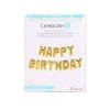 Outlet 🔔 6 Pack: Happy 👍 Birthday Gold Foil Balloon Banner Kit by Celebrate It™ ⌛