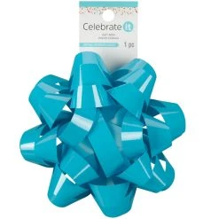 Best deal ❤️ 5.75" Turquoise Lacquer Gift Bow by Celebrate It™ 🤩