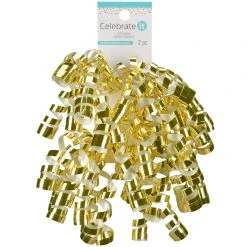 Outlet ⌛ Gold Twisty Bows By Celebrate It™ 🧨