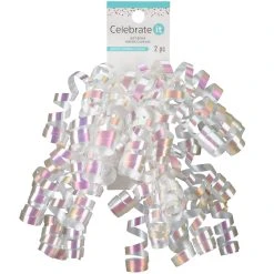 Best Pirce 👏 White Holographic Twisty Bows By Celebrate It™ 🎉