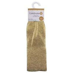 Promo ✔️ 12 Packs: 50 ct. (600 total) Gold Glitter Pre-Cut Tulle Strips by Celebrate It™ ✨