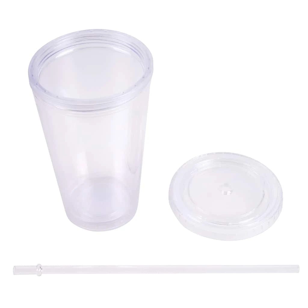 Wholesale π₯ 18oz. Plastic Tumbler with Straw by Celebrate It™ π 3 Wholesale π₯ 18oz. Plastic Tumbler with Straw by Celebrate It™ π - Image 3