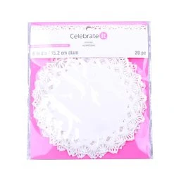 Buy 😉 6" Paper Doilies by Celebrate It® 🛒