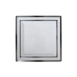 Brand new ⌛ 12 Packs: 8 ct. (96 total) 7" White & Silver Plates by Celebrate It™ ✨