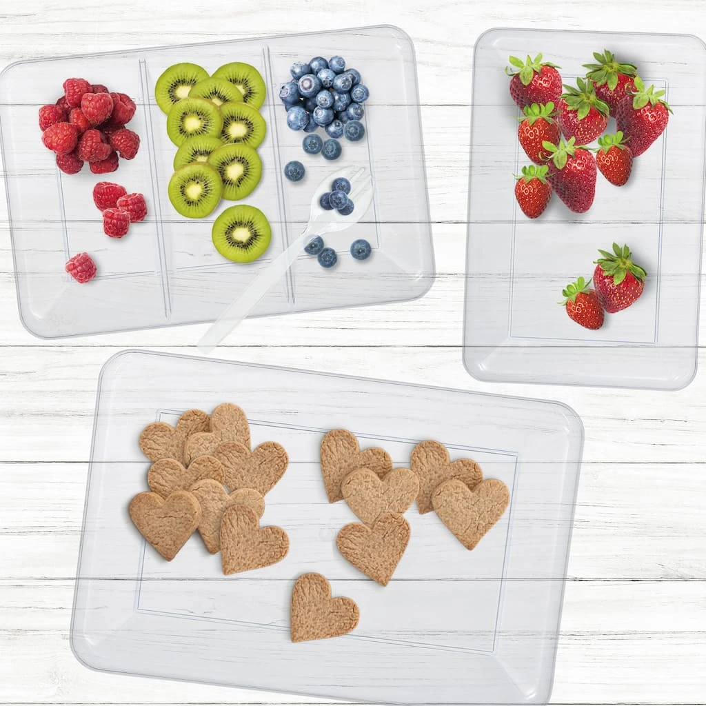 Best Sale βοΈ 18" Clear Rectangle Tray by Celebrate It™ π 2 Best Sale βοΈ 18" Clear Rectangle Tray by Celebrate It™ π - Image 2