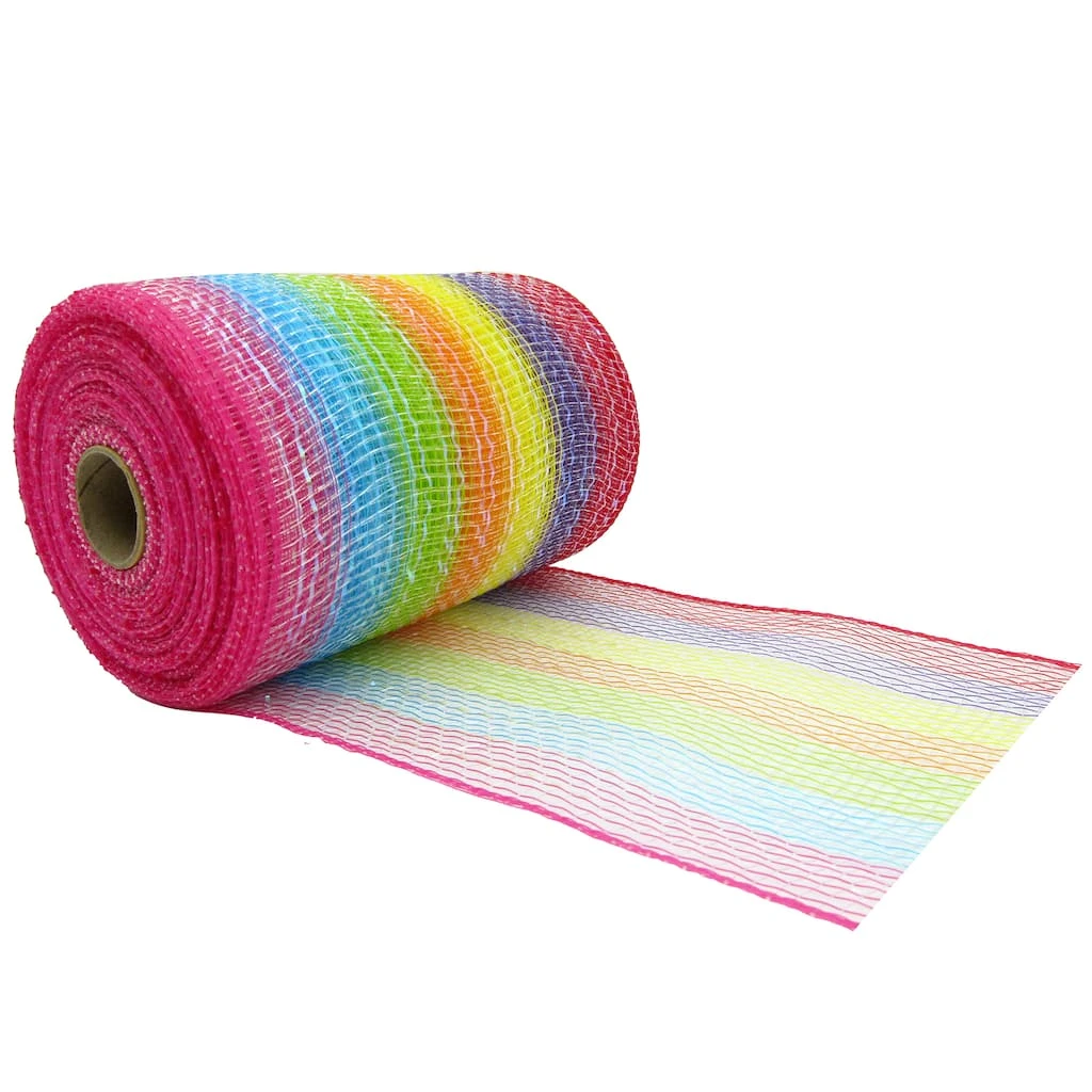 Brand new π― 12 Pack: 5.5" Mesh Multicolor Ribbon by Celebrate It™ π― 2 Brand new π― 12 Pack: 5.5" Mesh Multicolor Ribbon by Celebrate It™ π― - Image 2