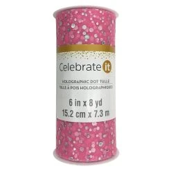 New ✔️ Holographic Dot Tulle by Celebrate It™ 🤩