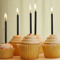 Deals 😍 12 Packs: 12 ct. (144 total) Black Candles by Celebrate It® 👍 -Celebrate It Sales Shop 10626170 3 1