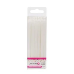 Wholesale 🔔 12 Packs: 12 ct. (144 total) White Candles by Celebrate It® 😉