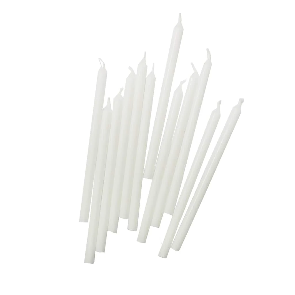 Wholesale π 12 Packs: 12 ct. (144 total) White Candles by Celebrate It® π 2 Wholesale π 12 Packs: 12 ct. (144 total) White Candles by Celebrate It® π - Image 2