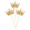 Deals 🔔 12 Packs: 12 ct. (144 total) Gold Crown Treat Toppers by Celebrate It® 🔥