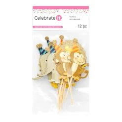 Buy ❤️ 12 Packs: 12 ct. (144 total) Jungle Animal Treat Toppers by Celebrate It® ❤️ -Celebrate It Sales Shop 10626394 5 1
