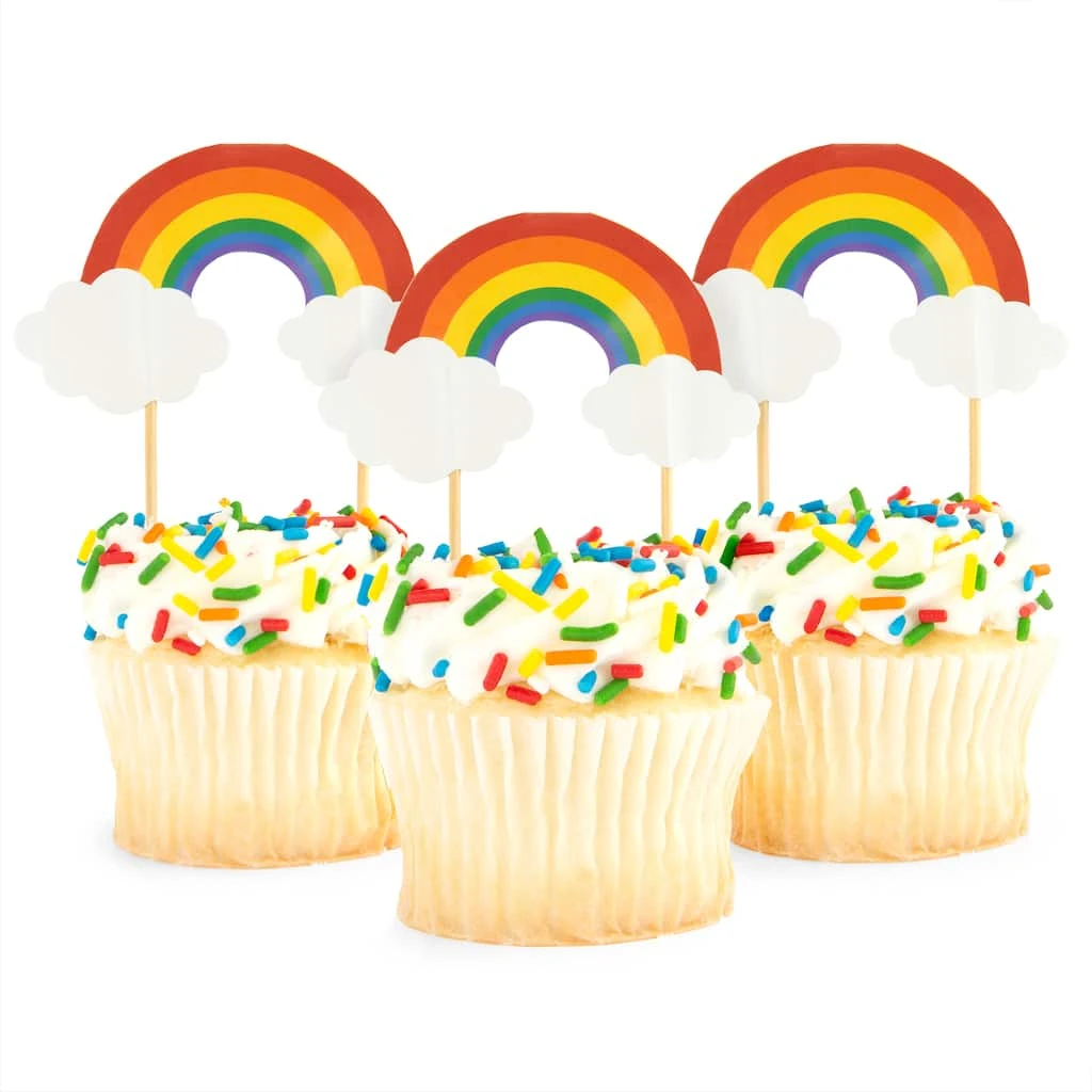 Best deal π 12 Packs: 12 ct. (144 total) Rainbow Treat Toppers by Celebrate It® π 2 Best deal π 12 Packs: 12 ct. (144 total) Rainbow Treat Toppers by Celebrate It® π - Image 2